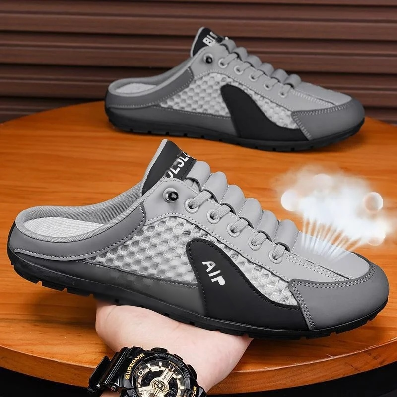 Baotou One Foot Stirrup Half Slip On Shoes