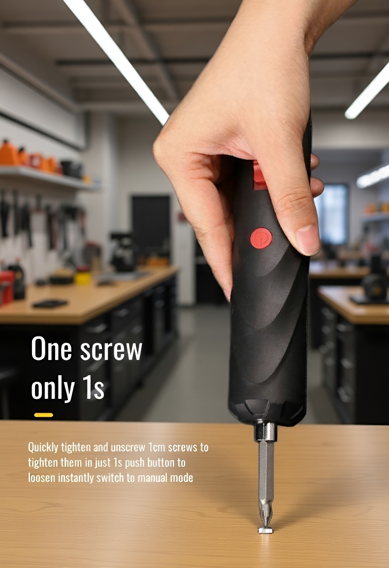 Ergonomic electric screwdriver for DIY electronics