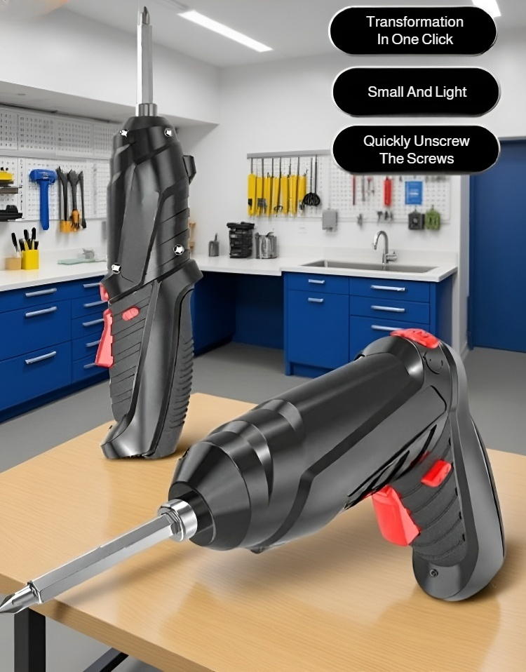 Multifunctional Dual-Purpose Powerful Electric Screwdriver in use