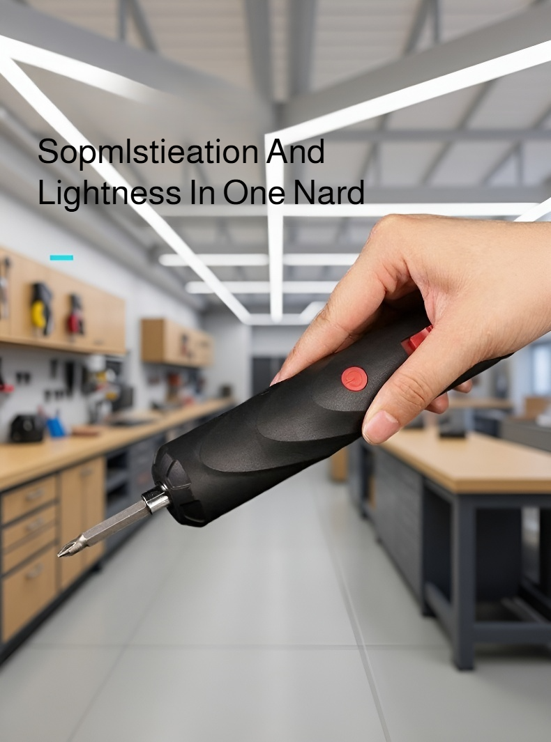 Portable electric screwdriver kit for home use