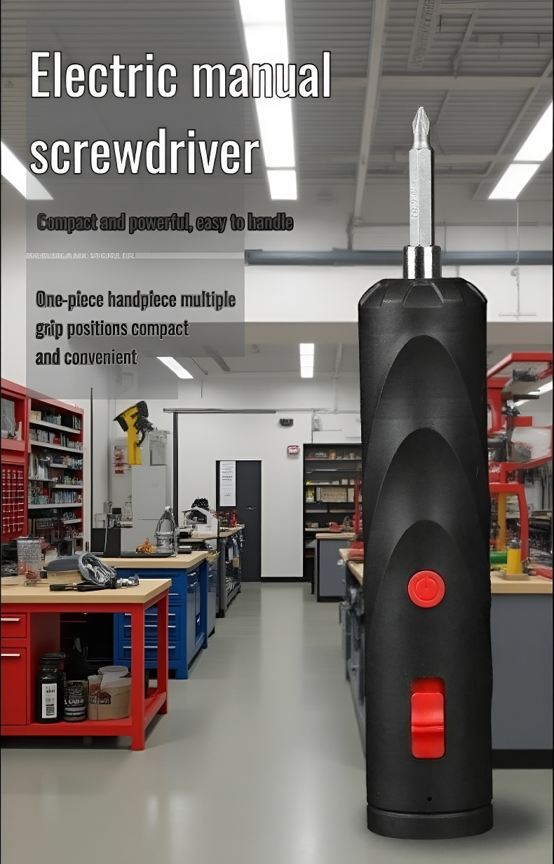 Electric screwdriver repairing a smartphone circuit board