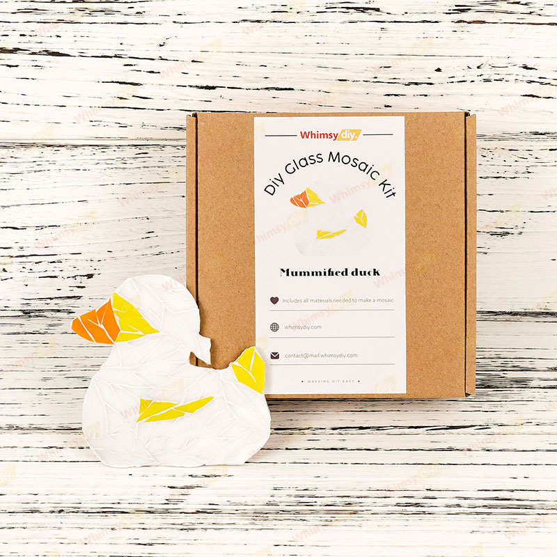 Mummy Duck Glass Mosaic Kit