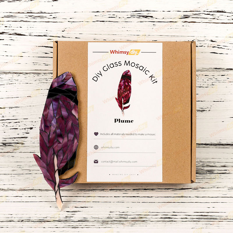 Feather Glass Mosaic Kit