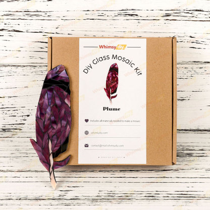 Feather Glass Mosaic Kit