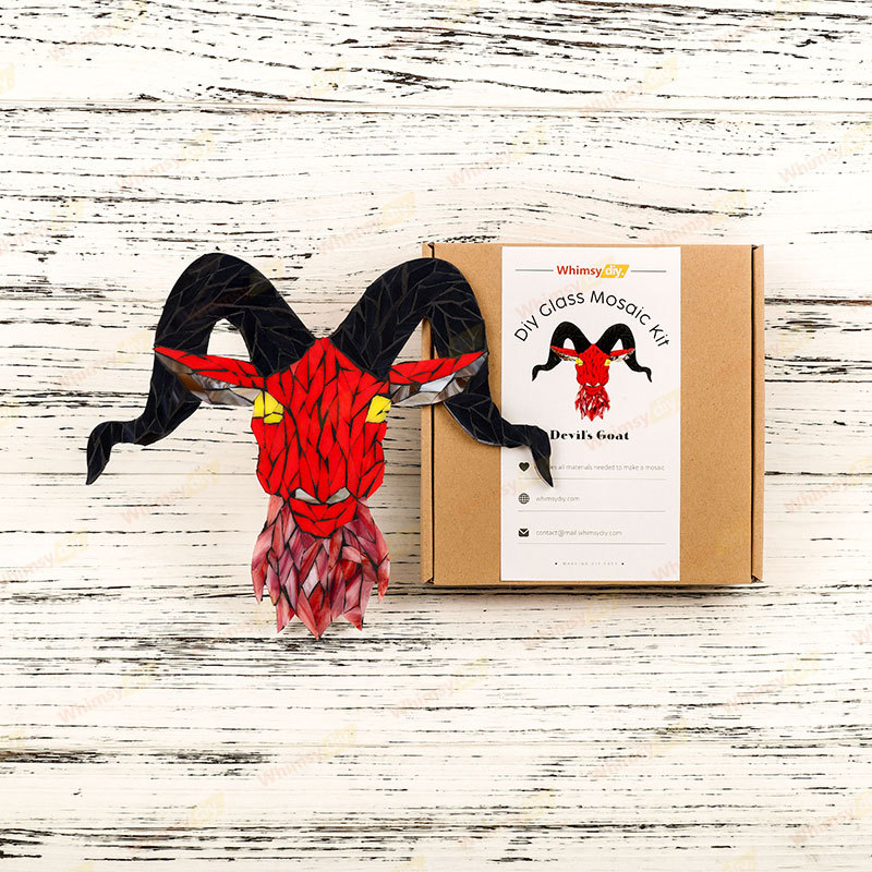 Demon Goat Glass Mosaic Kit