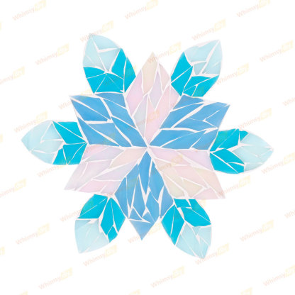 Snowflake - Style 1 Glass Mosaic Kit