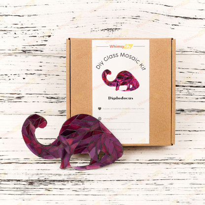 Diplodocus Glass Mosaic Kit-Ships on 8/10