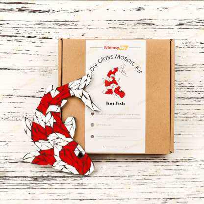 Koi Fish Glass Mosaic Kit