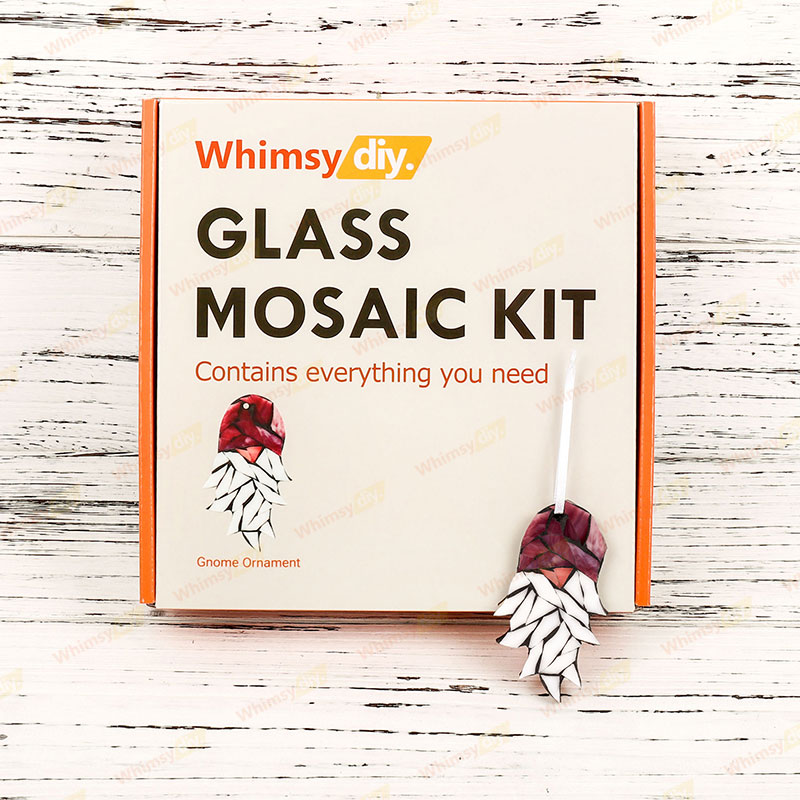 Gnome Ornament Glass Mosaic Kit