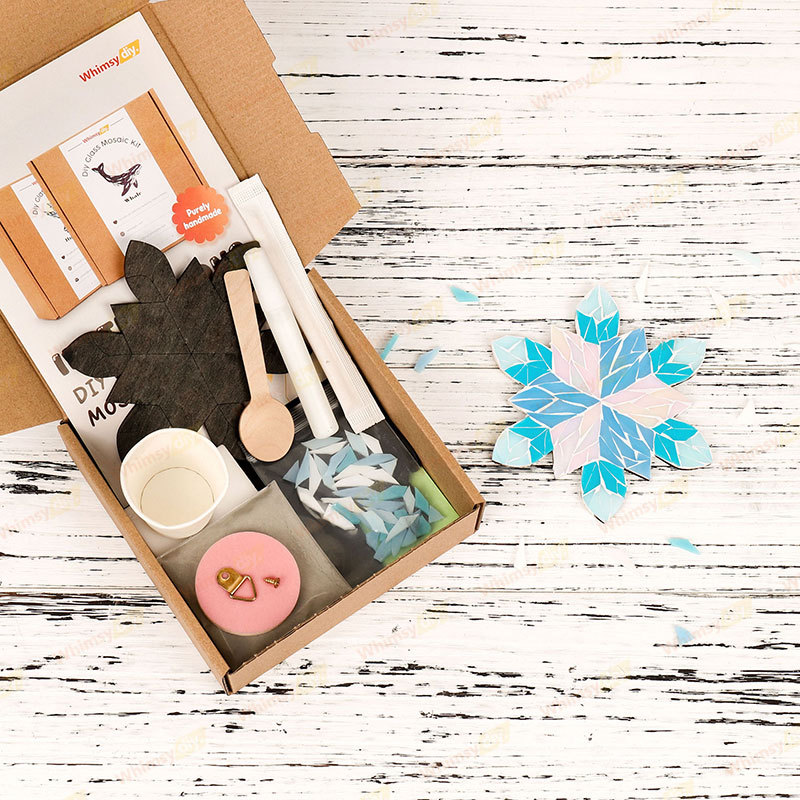 Snowflake - Style 1 Glass Mosaic Kit