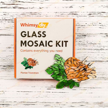 Plantae Triceratops Glass Mosaic Kit