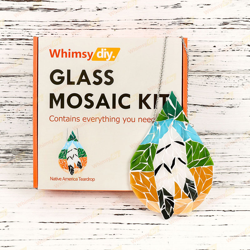 Native America Teardrop Glass Mosaic Kit