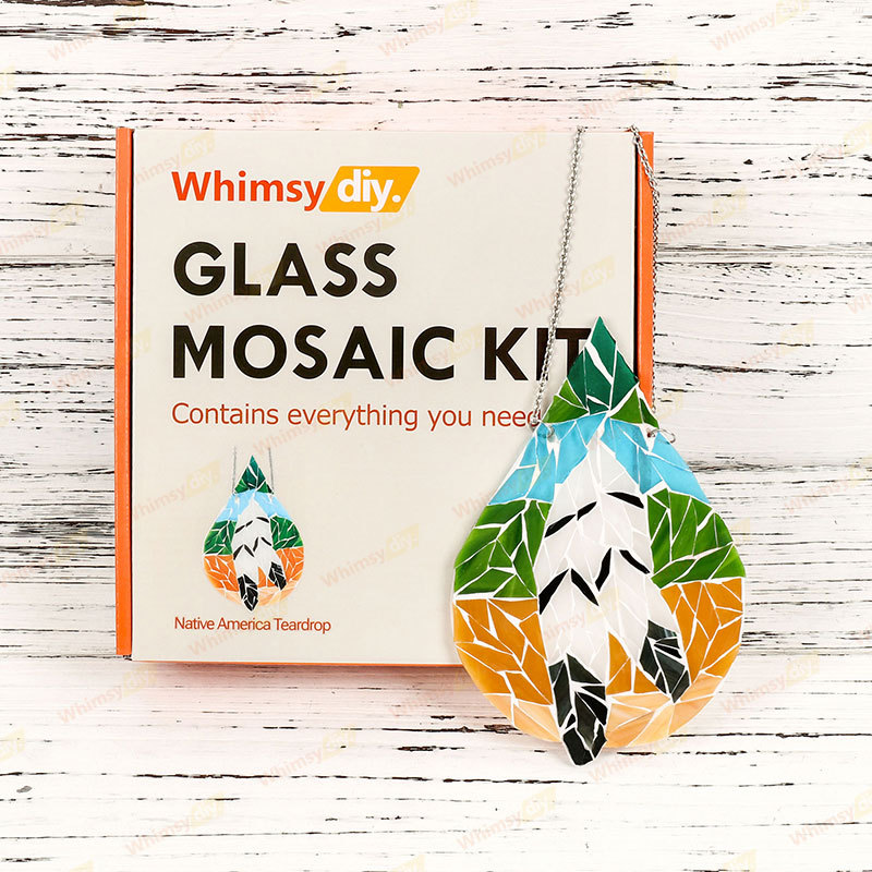 Native America Teardrop Glass Mosaic Kit