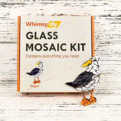 Whimsy DIY Seagull Glass Mosaic Kit Whimsy DIY