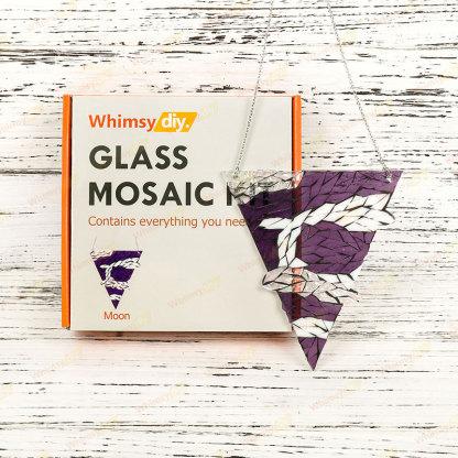 Whimsy DIY Moon Glass Mosaic Kit Puzzles