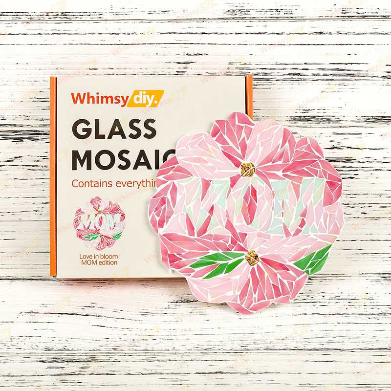 Whimsy DIY Love in Bloom – MOM Edition Glass Mosaic Kit Puzzles
