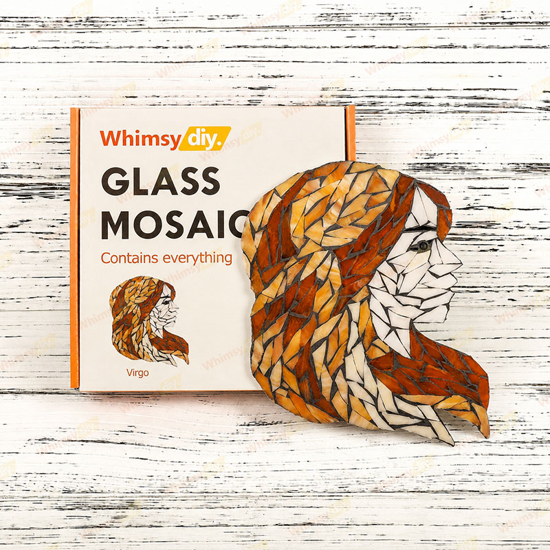 Whimsy DIY Twelve Constellations-Virgo Glass Mosaic Kit Puzzles