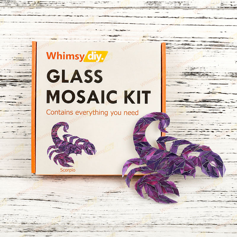 Whimsy DIY Twelve Constellations-Scorpio Glass Mosaic Kit Puzzles
