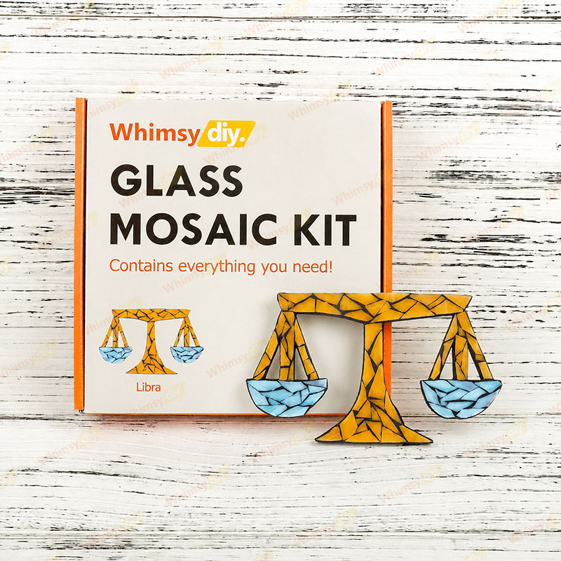 Whimsy DIY Twelve Constellations-Libra Glass Mosaic Kit Puzzles