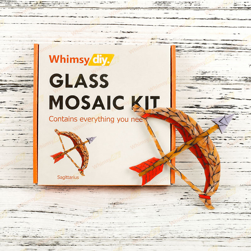 Whimsy DIY Zodiac-Sagittarius Glass Mosaic Kit Puzzles