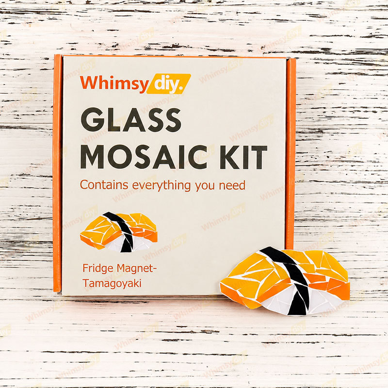Whimsy DIY Fridge Magnet- Tamagoyak Glass Mosaic Kit Puzzles