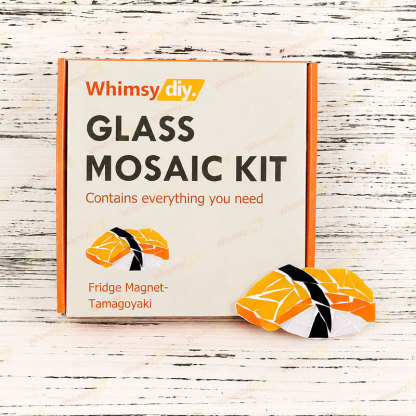 Whimsy DIY Fridge Magnet- Tamagoyak Glass Mosaic Kit Puzzles