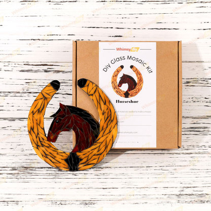 Horseshoe Stained Glass Mosaic Kit