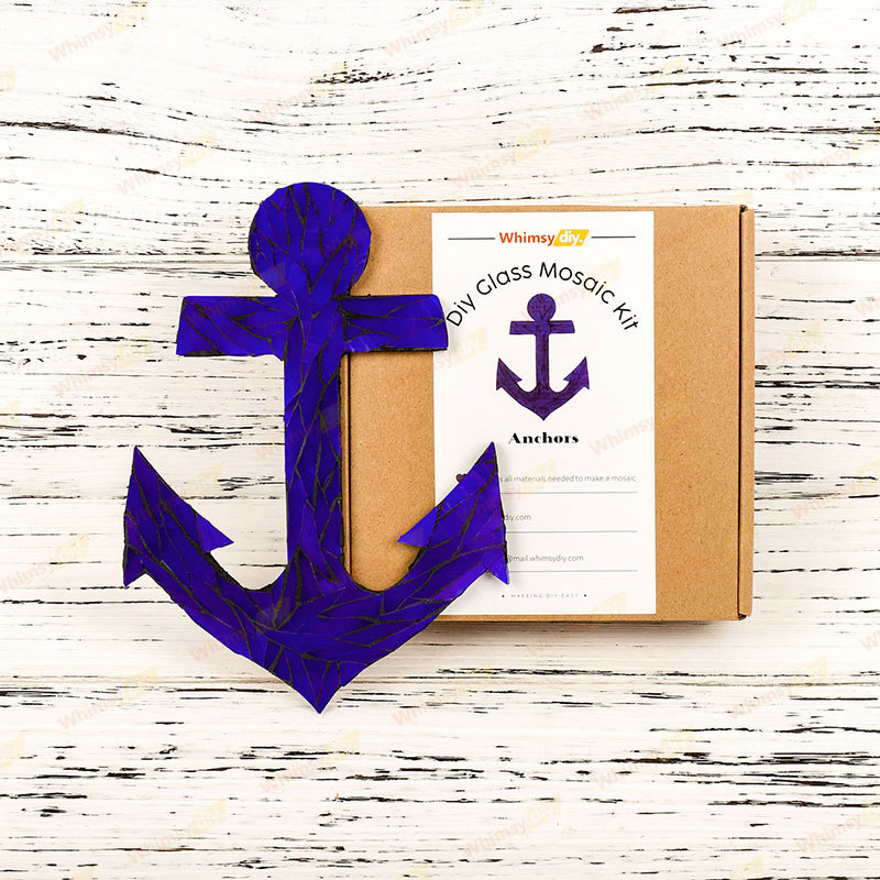Anchor Stained Glass Mosaic Kit