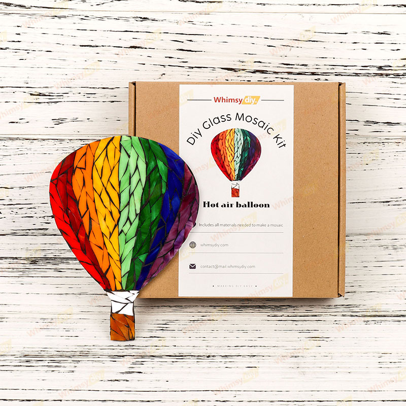 Hot Air Balloon Glass Mosaic Kit
