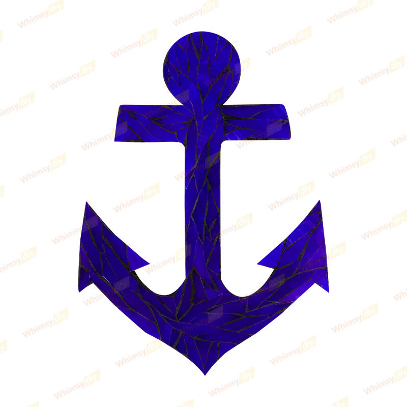Anchor Stained Glass Mosaic Kit