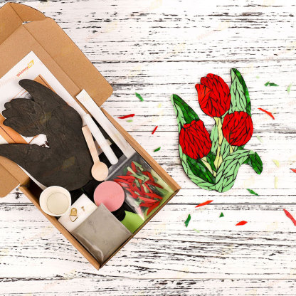 Tulip Stained Glass Mosaic Kit