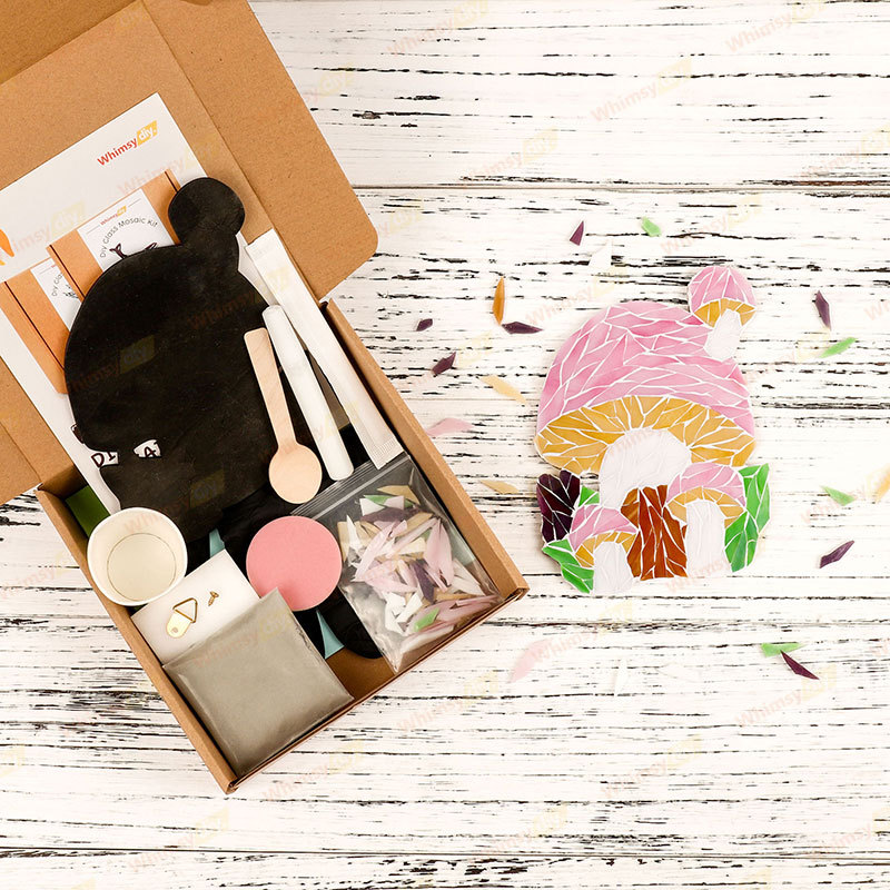 Mushroom House Glass Mosaic Kit