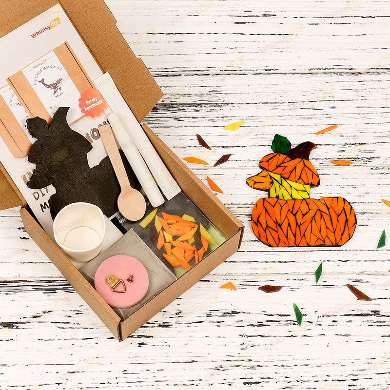 Pumpkin Duck Glass Mosaic Kit