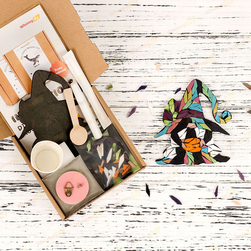 Sorceress Gnome Glass Mosaic Kit