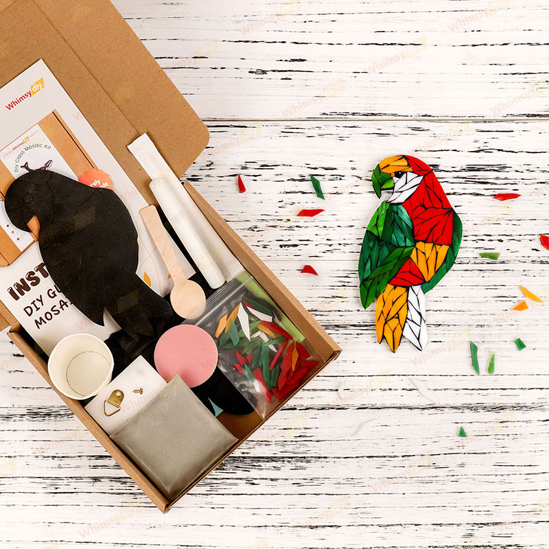Parrot Glass Mosaic Kit