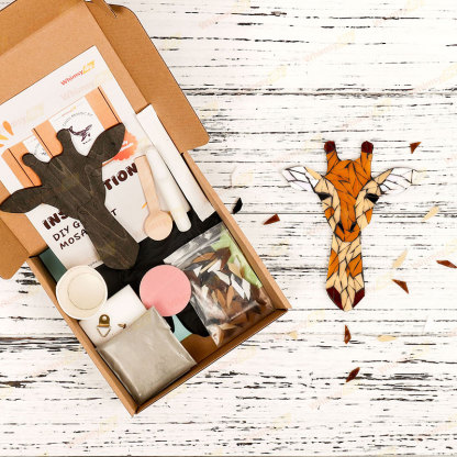 Giraffe Glass Mosaic Kit-Ships on 8/10