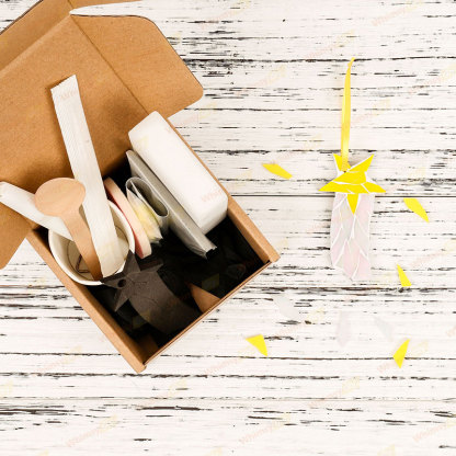 Meteorite Christmas Ornaments Glass Mosaic Kit