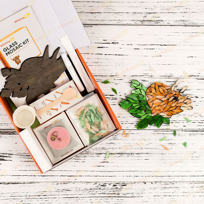 Plantae Triceratops Glass Mosaic Kit