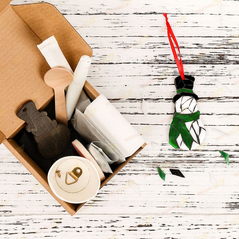 Snowman Glass Mosaic Kit