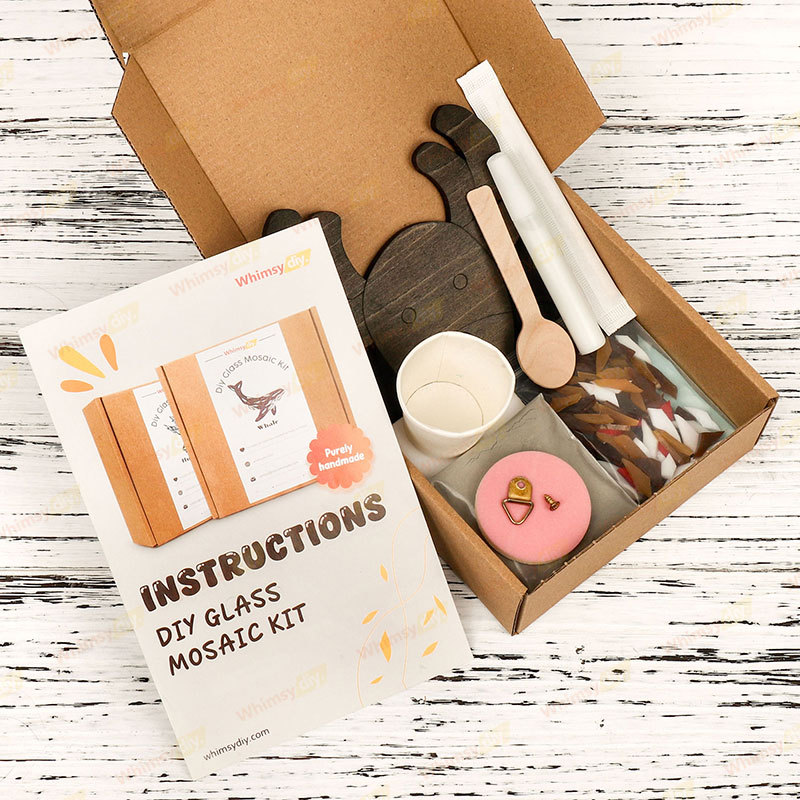 Rudolf The Reindeer Style-2 Glass Mosaic Kit-Ships on 8/10