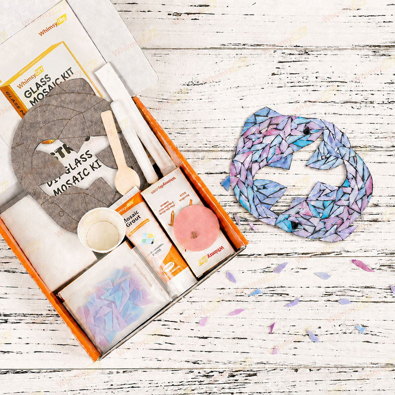 Whimsy DIY Twelve Constellations-Pisces Glass Mosaic Kit Puzzles