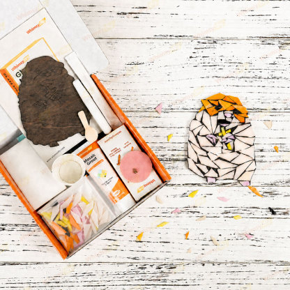 Whimsy DIY Fridge Magnet-Hamster Glass Mosaic Kit Puzzles
