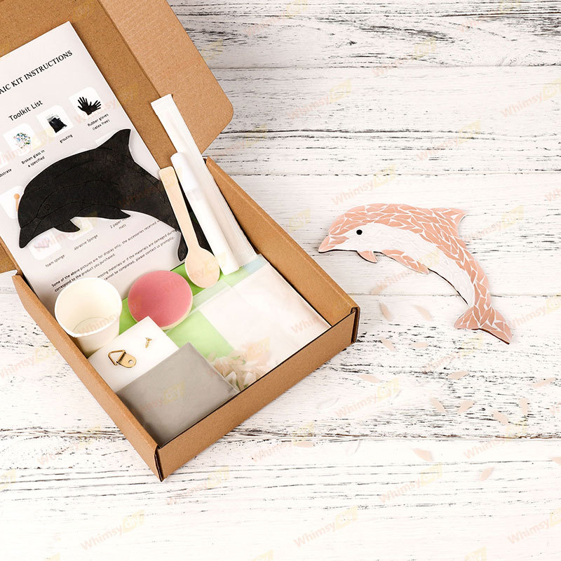 Dolphin Brown Glass Mosaic Kit [New Pre-Order Special: Ships February 28th]