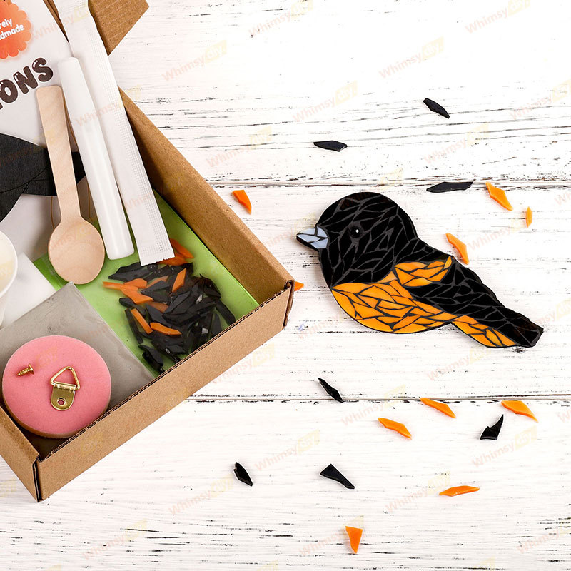 Oriole Glass Mosaic Kit | DIY Arts & Crafts Kit for Adults
