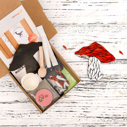 Mushroom Stained Glass Mosaic Kit