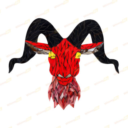 Demon Goat Glass Mosaic Kit