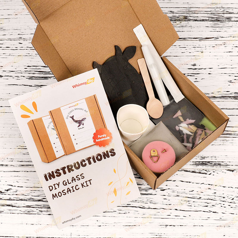 Cow Stained Glass Mosaic Kit