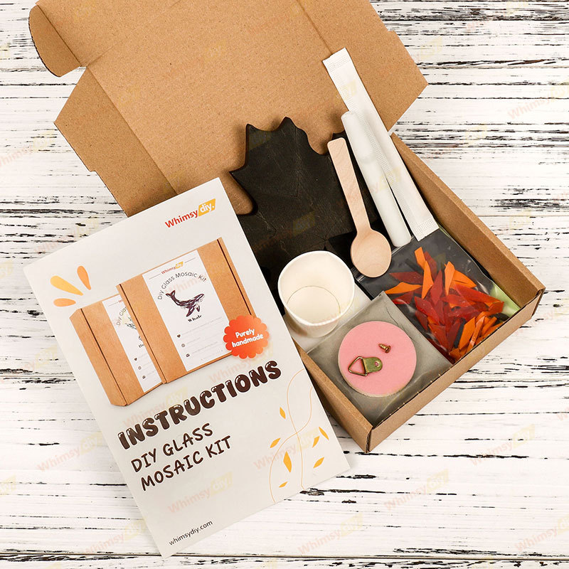 Maple Leaf Glass Mosaic Kit