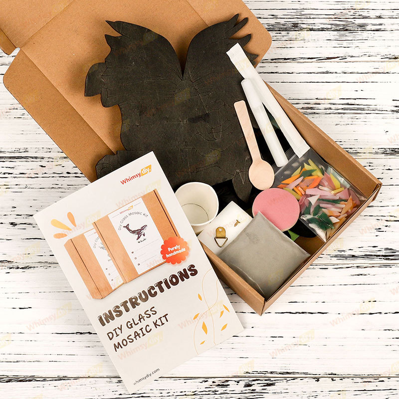 Book and Flower Glass Mosaic Kit