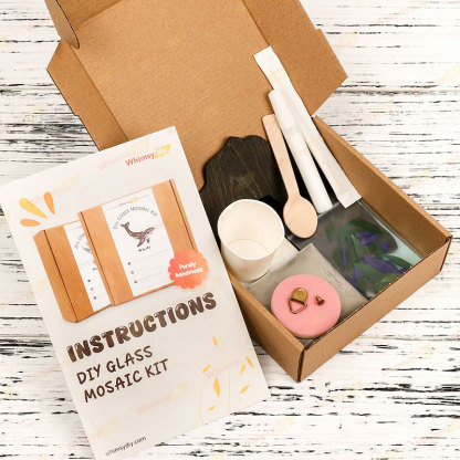 Stegosaurus Glass Mosaic Kit